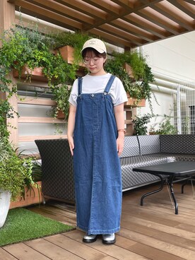 「アイテム（ドレスシューズ、シルバー系）」を使った、てん🐶さん（レディース・150cm）の夏コーディネート