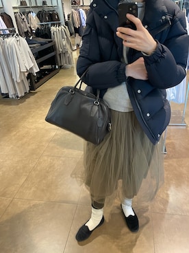 「THE ROW（ザロウ）のアイテム」を使った、eriさん（レディース・169cm）の冬コーディネート