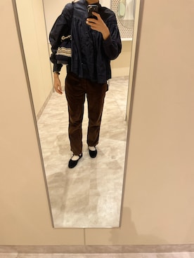 「orSlow（オアスロウ）のアイテム」を使った、eriさん（レディース・169cm）の秋コーディネート