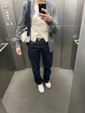 「COMME des GARCONS（コムデギャルソン）のアイテム」を使った、eriさん（レディース・169cm）の春コーディネート