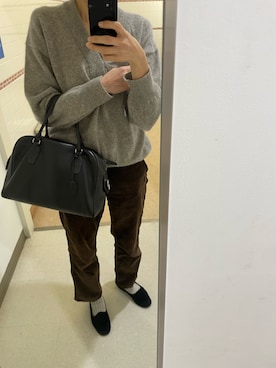 「THE ROW（ザロウ）のアイテム」を使った、eriさん（レディース・169cm）の秋コーディネート