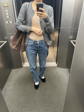 「BASERANGE（ベースレンジ）のアイテム」を使った、eriさん（レディース・169cm）の秋コーディネート