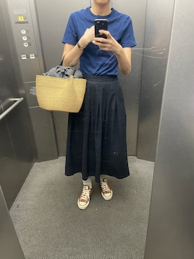「SEIKO（セイコー）のアイテム」を使った、eriさん（レディース・169cm）の夏コーディネート