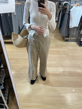 「YAECA（ヤエカ）のアイテム」を使った、eriさん（レディース・169cm）の夏コーディネート