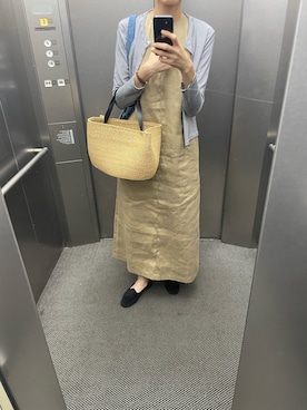 「アイテム（スリッポン）」を使った、eriさん（レディース・169cm）の夏コーディネート