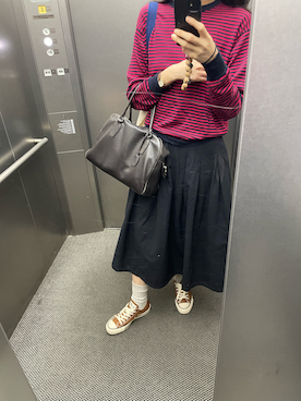 「アイテム（腕時計）」を使った、eriさん（レディース・169cm）の秋コーディネート