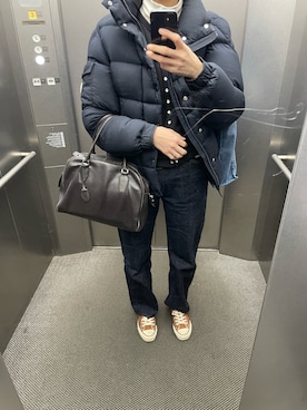 「THE ROW（ザロウ）のアイテム」を使った、eriさん（レディース・169cm）の冬コーディネート