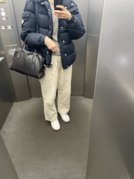 「THE ROW（ザロウ）のアイテム」を使った、eriさん（レディース・169cm）の冬コーディネート