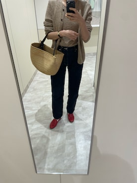 「ZARA（ザラ）のアイテム（アンサンブル、ベージュ系）」を使った、eriさん（レディース・169cm）の秋コーディネート