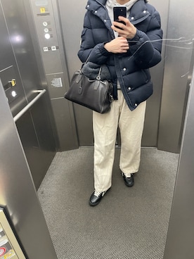 「THE ROW（ザロウ）のアイテム」を使った、eriさん（レディース・169cm）の冬コーディネート