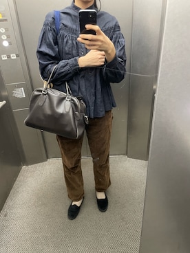 「THE ROW（ザロウ）のアイテム」を使った、eriさん（レディース・169cm）の秋コーディネート