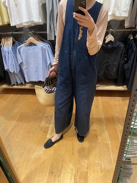 「アイテム（オールインワン・サロペット）」を使った、eriさん（レディース・169cm）の夏コーディネート