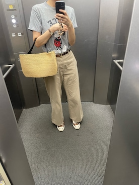 「アイテム（腕時計）」を使った、eriさん（レディース・169cm）の夏コーディネート