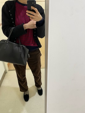 agnes b.（アニエスベー）の「JX74 CARDIGAN カーディガンプレッション