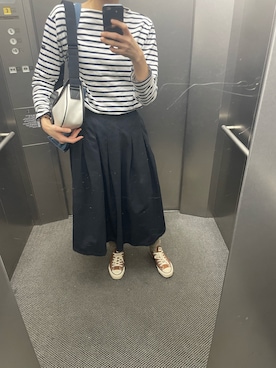 「SAINT JAMES（セントジェームス）のアイテム」を使った、eriさん（レディース・169cm）の春コーディネート