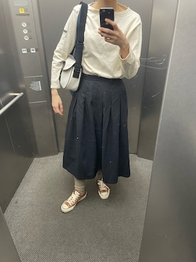 「SAINT JAMES（セントジェームス）のアイテム」を使った、eriさん（レディース・169cm）の春コーディネート