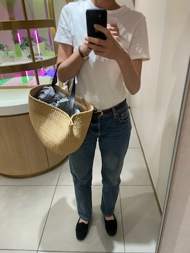 「PETIT BATEAU（プチバトー）のアイテム」を使った、eriさん（レディース・169cm）の秋コーディネート