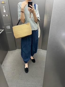 「アイテム（腕時計）」を使った、eriさん（レディース・169cm）の夏コーディネート