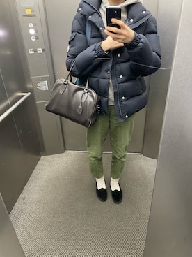 「AURALEE（オーラリー）のアイテム」を使った、eriさん（レディース・169cm）の冬コーディネート