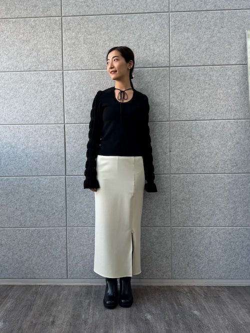 セール】slit jersey maxi skirt（スカート）｜CODE A（コード