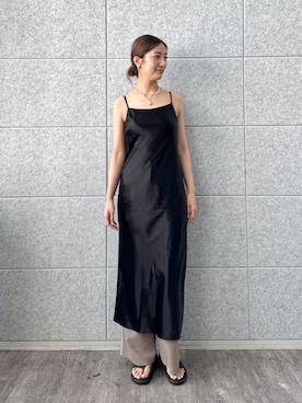 「CODE A（コードエー）のアイテム（トップス）」を使った、uchi__yamaさん（レディース・170cm）の夏コーディネート