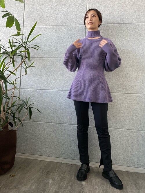 セール】neck cutting knit（ニット/セーター）｜CODE A（コード