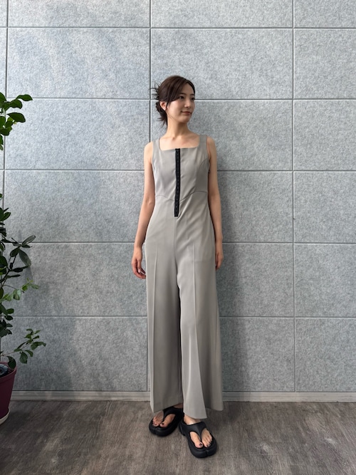 サロペット・オーバーオール・オールインワン HHOLIC zip all-in-one ivory 40 zip all-in-one – hholic