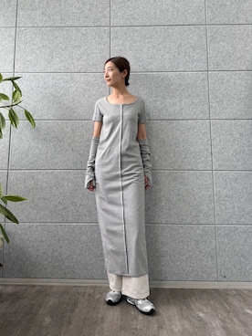 「CODE A（コードエー）のアイテム」を使った、uchi__yamaさん（レディース・170cm）の春コーディネート