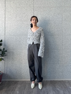 「CODE A（コードエー）のアイテム」を使った、uchi__yamaさん（レディース・170cm）の春コーディネート