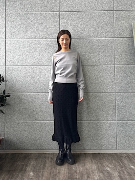 「CODE A（コードエー）のアイテム」を使った、uchi__yamaさん（レディース・170cm）の春コーディネート