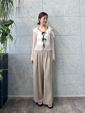 「CODE A（コードエー）のアイテム」を使った、uchi__yamaさん（レディース・170cm）の春コーディネート