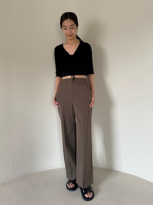 カーディガン carl yarn 2way short cardigan レディース carl yarn 2way short cardigan（カーディガン/ボレロ） | CODE
