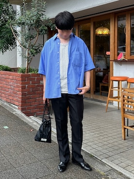 「リドム」｜satoWearさん（メンズ・173cm）の夏コーディネート