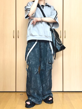 「ハーフジップ」｜kazukiさん（メンズ・174cm）の夏コーディネート