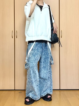 「LILL（リル）のアイテム」を使った、kazukiさん（メンズ・174cm）の夏コーディネート
