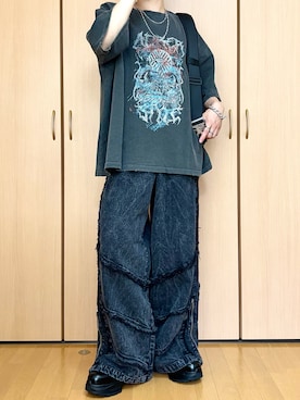 こ*こ様 ADRERデニム風ショルダーバッグ vintage denim shoulder bag（ショルダーバッグ）｜ADRER