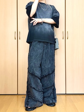 「LILL（リル）のアイテム」を使った、kazukiさん（メンズ・174cm）の夏コーディネート