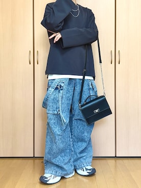 「アイテム（スニーカー、グレー系）」を使った、kazukiさん（メンズ・174cm）の夏コーディネート