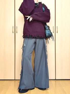 「アイテム（カーゴパンツ）」を使った、kazukiさん（メンズ・174cm・20代）の夏コーディネート