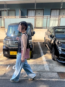 「KEEN（キーン）のアイテム」を使った、mikenekoさん（レディース・163cm）の夏コーディネート