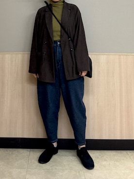 「アースカラー」｜mikenekoさん（レディース・163cm）の秋コーディネート