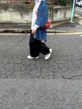 「しまむら（シマムラ）のアイテム（トップス）」を使った、mikenekoさん（レディース・163cm）の秋コーディネート