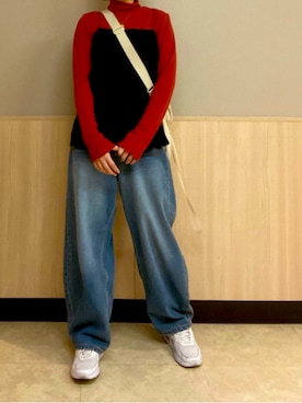 「アイテム（キャミソール）」を使った、mikenekoさん（レディース・163cm）の秋コーディネート