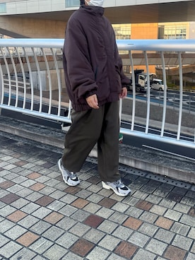 「高身長女子」｜mikenekoさん（レディース・163cm）の冬コーディネート