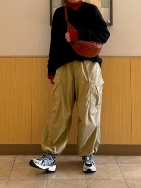 「しまむら（シマムラ）のアイテム」を使った、mikenekoさん（レディース・163cm）の秋コーディネート