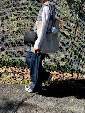 「A.P.C.（アーペーセー）のアイテム」を使った、mikenekoさん（レディース・163cm）の秋コーディネート