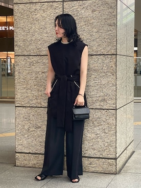 「NANO universe（ナノユニバース）のアイテム（ワンピース/ドレス）」を使った、mayaさん（レディース・164cm）の春コーディネート