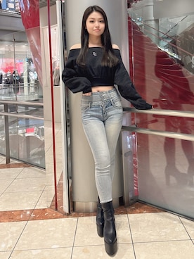 rimikaさん（レディース・157cm）の冬コーディネート