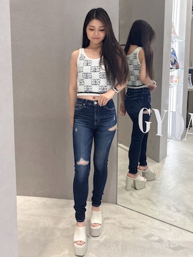 rimikaさん（レディース・157cm）の夏コーディネート