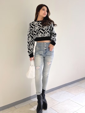 rimikaさん（レディース・156cm）の冬コーディネート